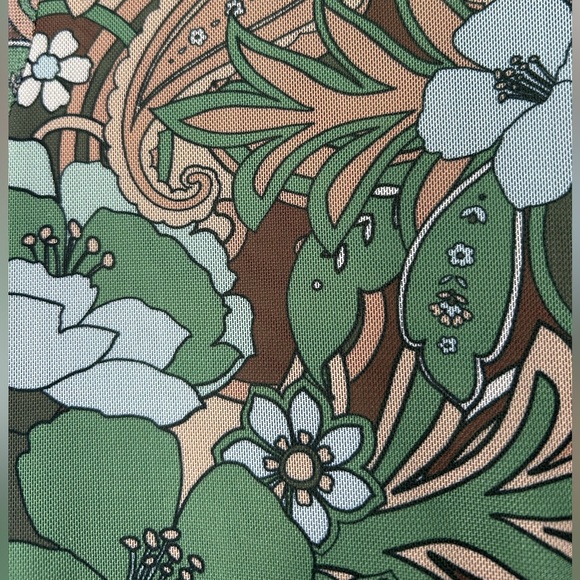 Love, Fire Top Printed Floral Pattern Mesh Long Sleeves Layered Size Small - Picture 12 of 15